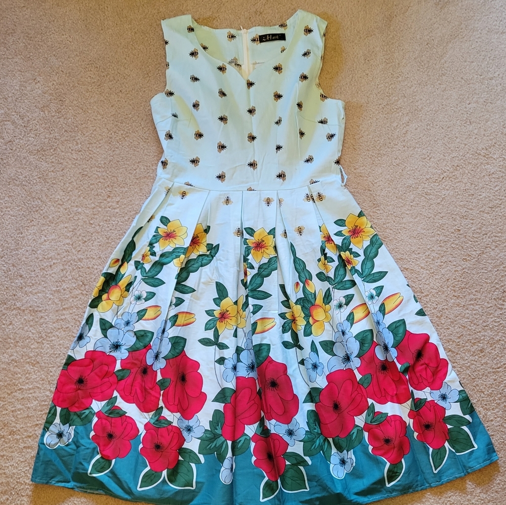 Vintage style floral dress